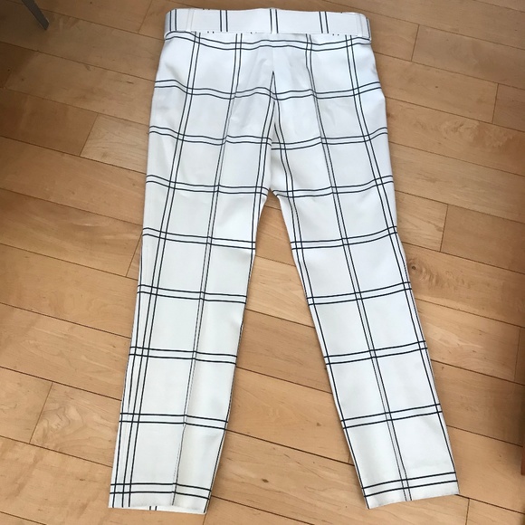 DEREK LAM $1,390 Pants NWT Slim Wool Trousers! 44 black - Picture 5 of 8